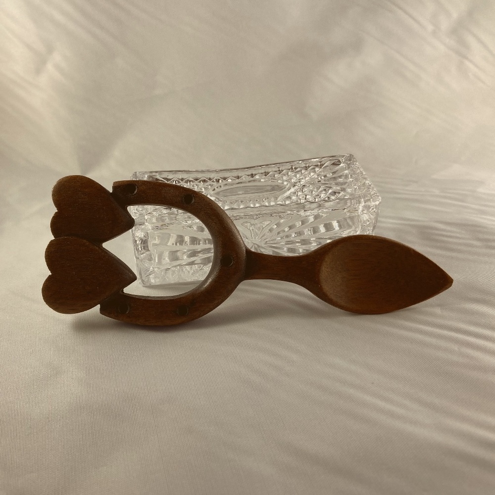 Vintage Carved Love Spoon